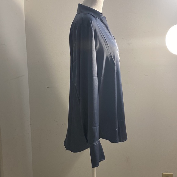 H&M | Silky V-Neck Blouse - Picture 4 of 14